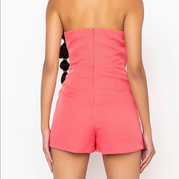 AKIRA Coral Tube Romper - Picture 2 of 5